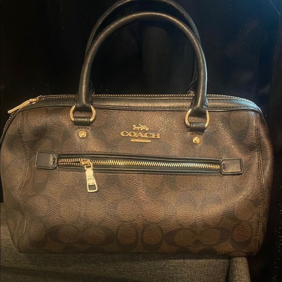Coach Signature Brown Satchel - Picture 1 of 1